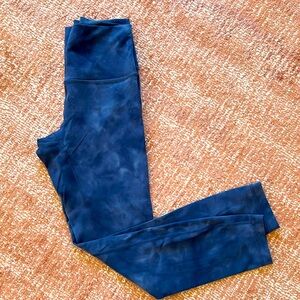 Blue Lululemon leggings